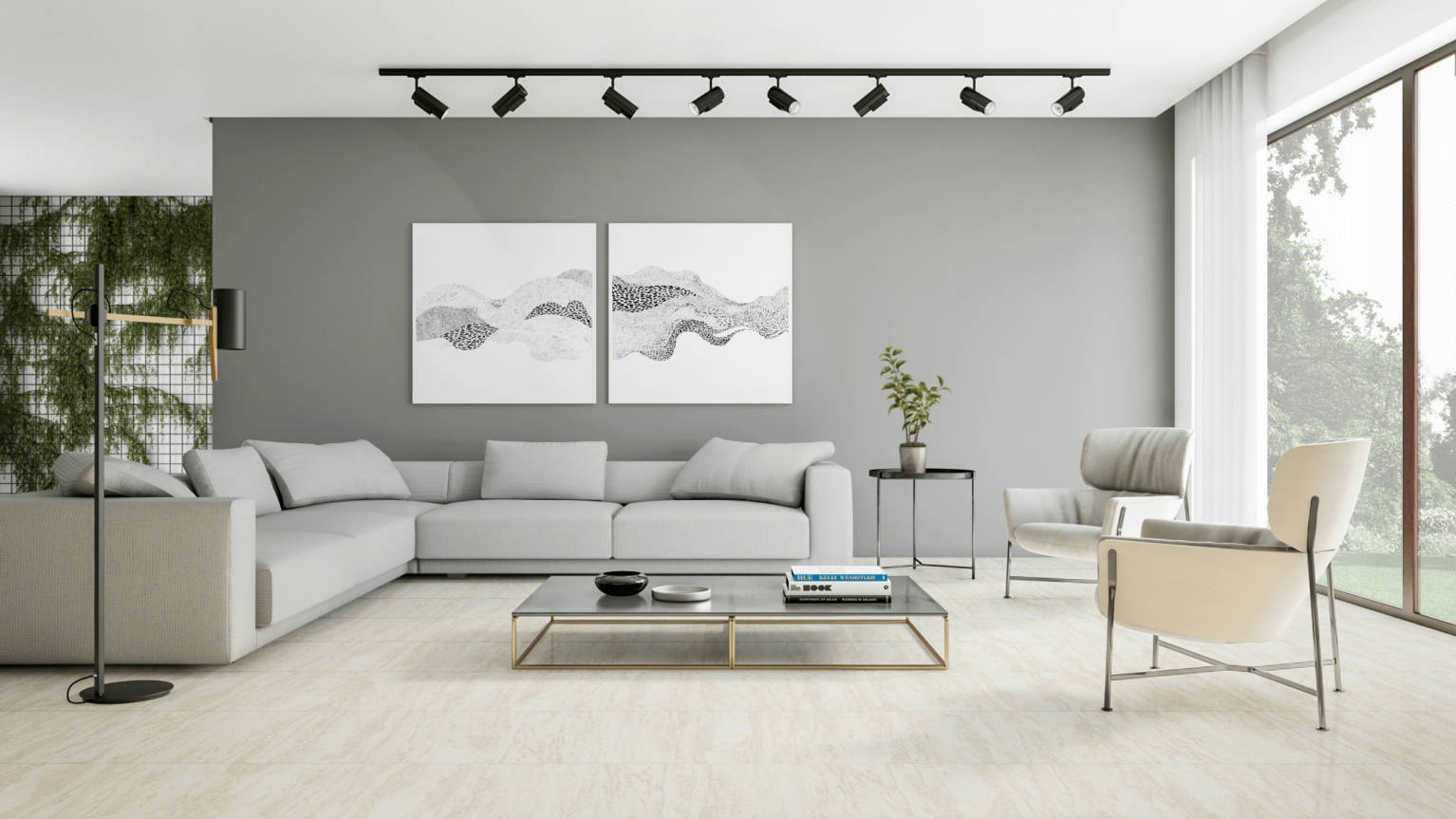 POINTER CERAMICO TREVI BIANCO PULIDO | Galería Viterra