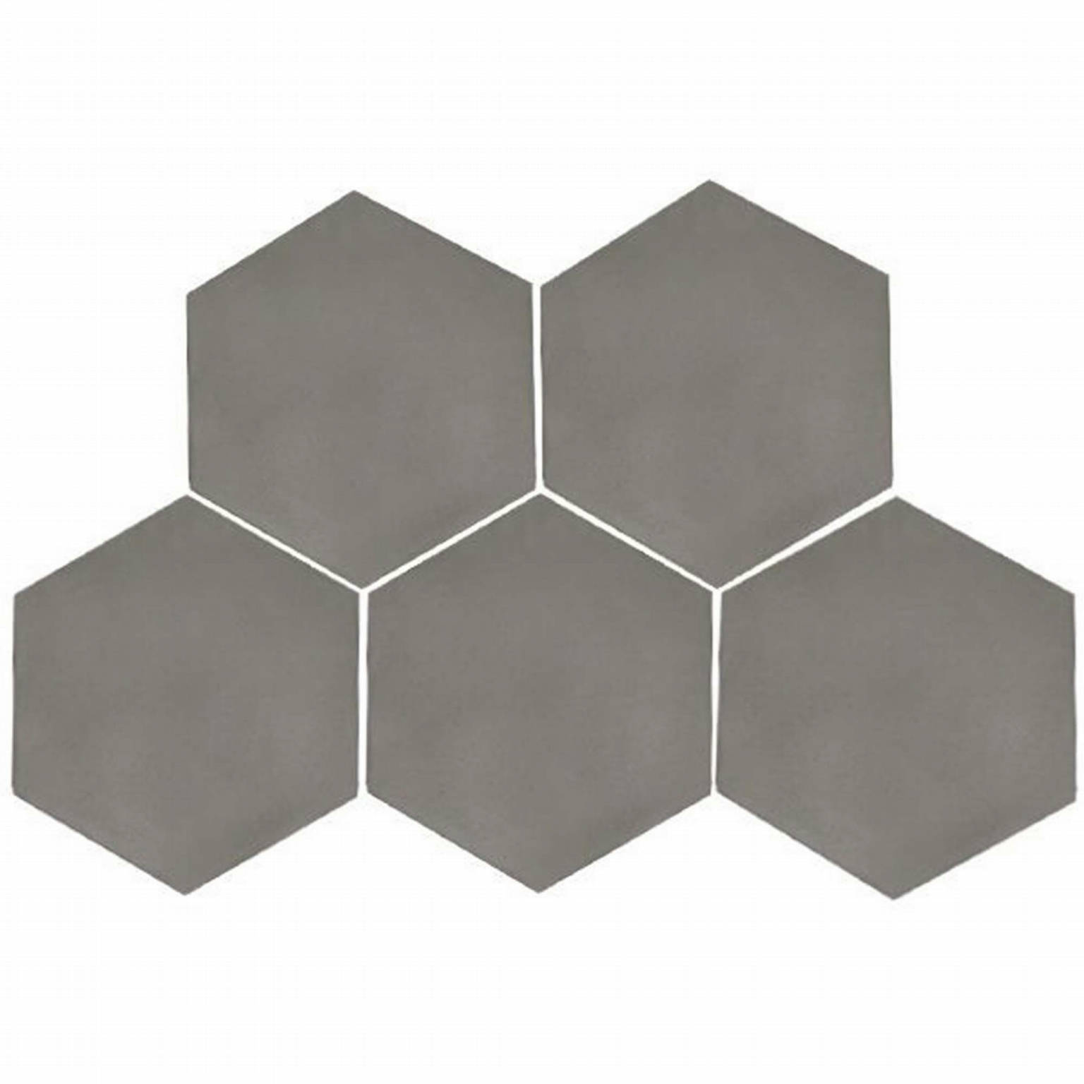 UNITILE PORCELANATO SHADOW GREY HEXAGONAL | Galería Viterra