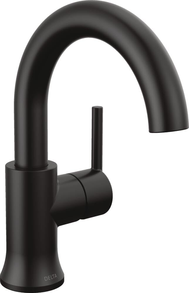 DELTA MONOMANDO LAVAMANOS TRINSIC MATTE BLACK | Galería Viterra