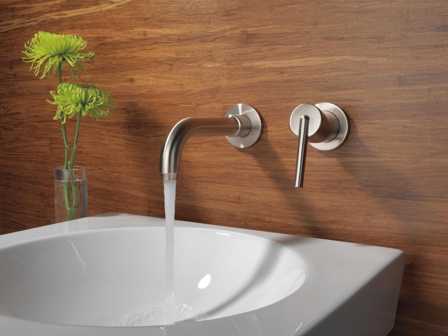 DELTA TRIM MONOMANDO LAVAMANOS PARED TRINSIC CROMO | Galería Viterra