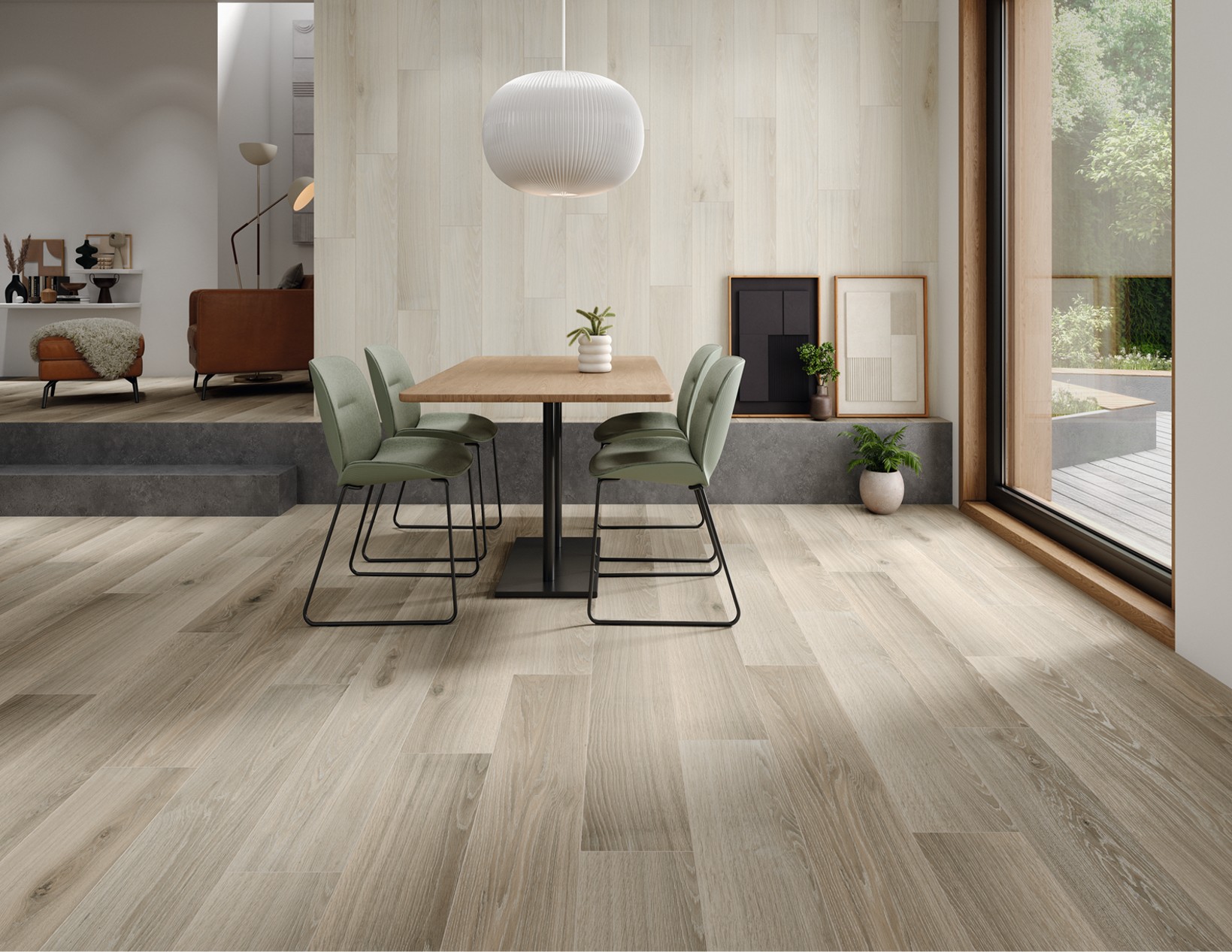 STN PORCELANATO CIVIC WHITE INOUT MATE | Galería Viterra